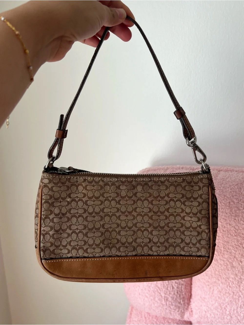Vintage Coach Mini Signature 